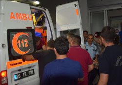 Giresun’da polis aracına saldırı