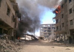 Suriye'de isyanın başladığı ilk kentlerden Deraya'da muhalifler çekiliyor
