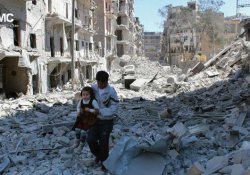 Halep'in en büyük hastanesi yine vuruldu