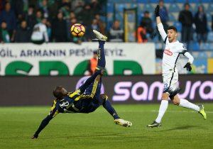 Fenerbahçe Rize'de farklı kazandı