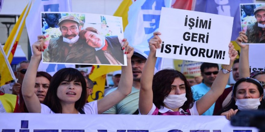 İzmir'de Gülmen ve Özakça'ya destek eylemi
