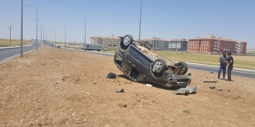 Nusaybin’de trafik kazası: 1 yaralı