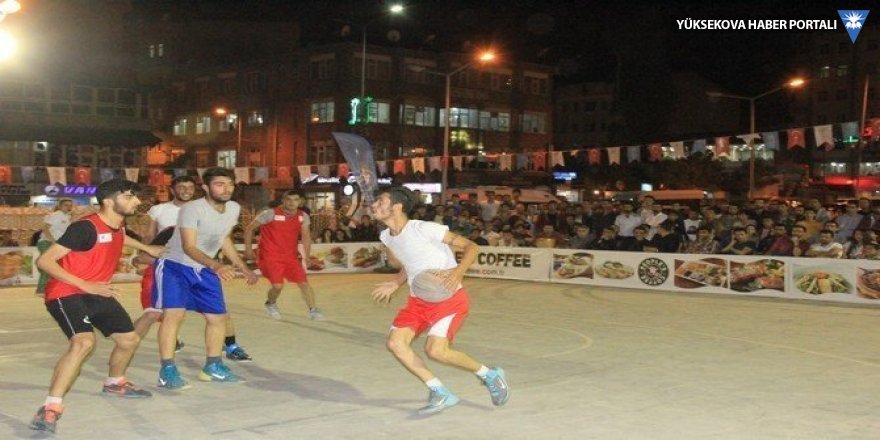 Hakkari’de Streetball 3x3 Basketbol turnuvası sona erdi
