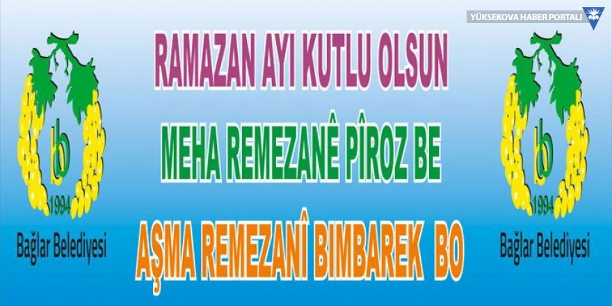 Kürtçe Ramazan afişleri toplatıldı