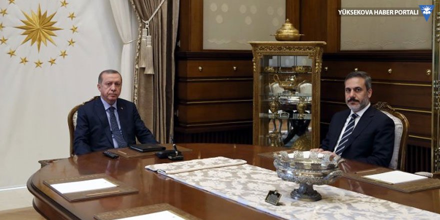 Cumhurbaşkanı Erdoğan, Hakan Fidan'la görüştü