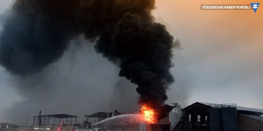 Adana'da depoda patlama ve yangın