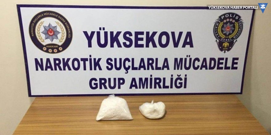 Yüksekova'da 365 gram metamfetamin maddesi ele geçirildi