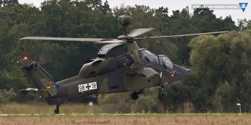 Almanya'ya ait askeri helikopter düştü