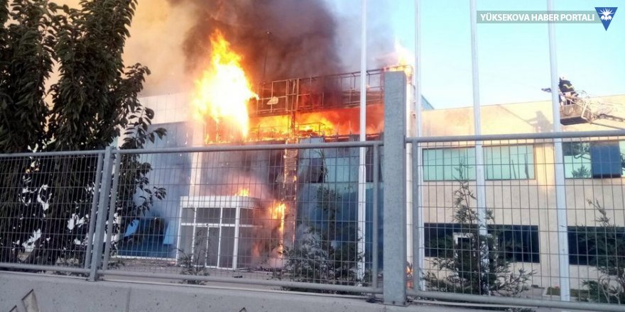 Tekirdağ Ergene'de fabrika yangını