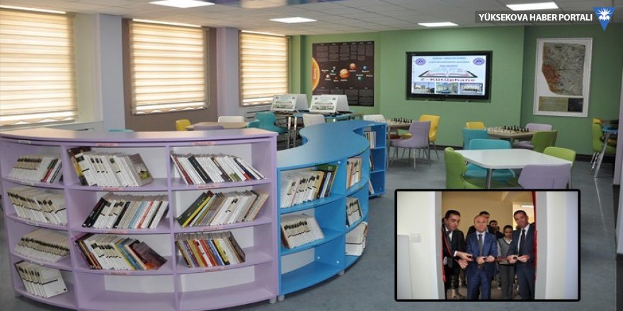 Yüksekova İsmet Alkan Anadolu Lisesinde kütüphane açılışı
