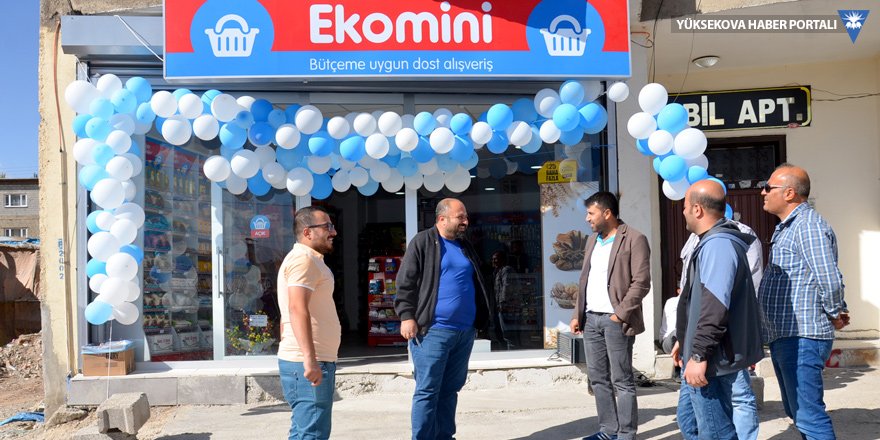 Yüksekova'da Ekomini marketin 2. şubesi açıldı