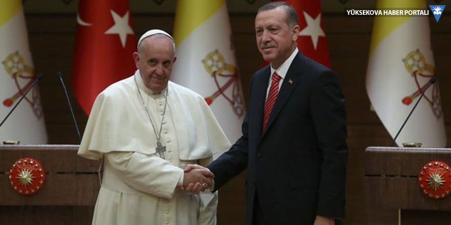 Erdoğan, Papa ile Kudüs'ü görüştü