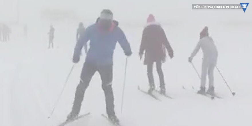 Yüksekovalı kayakçıların zorlu yarışma hazırlığı