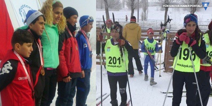 Yüksekovalı kayakçılar Türkiye birincisi oldu
