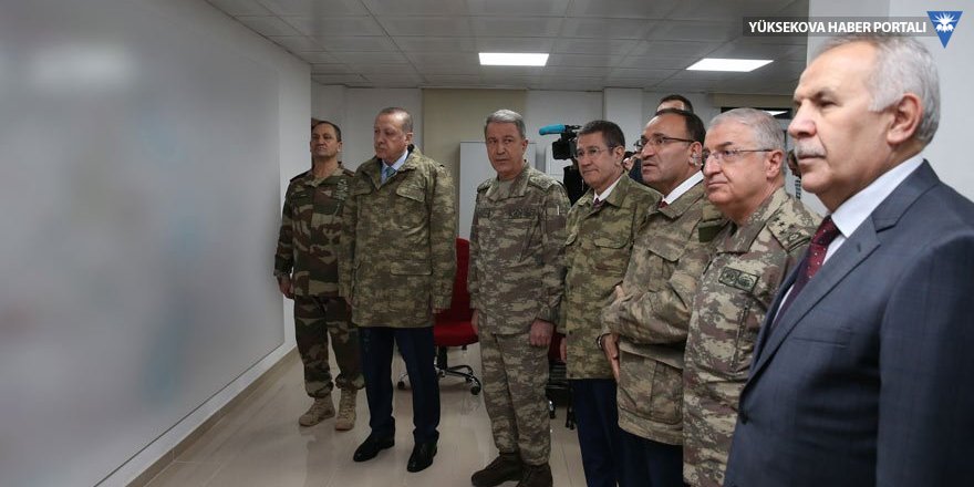 Erdoğan, Afrin harekatı merkezini ziyaret etti