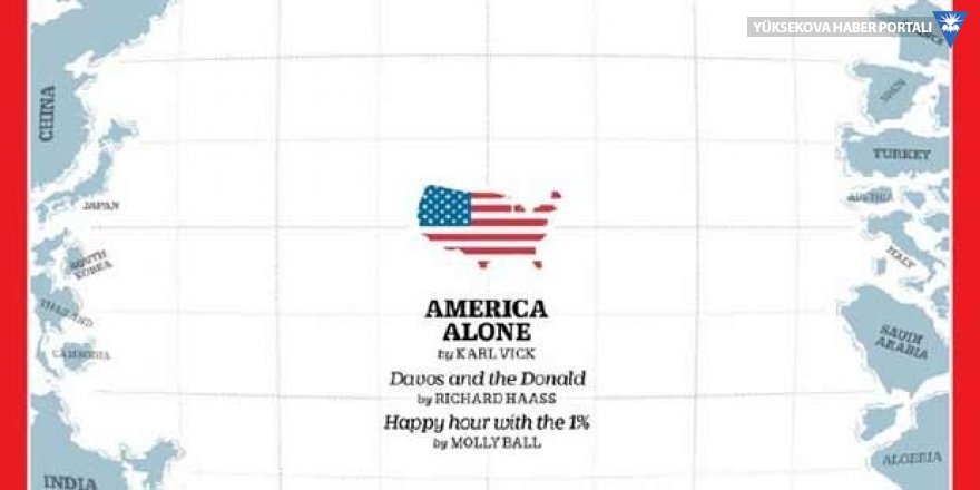 Time'ın kapağı: Amerika tek başına