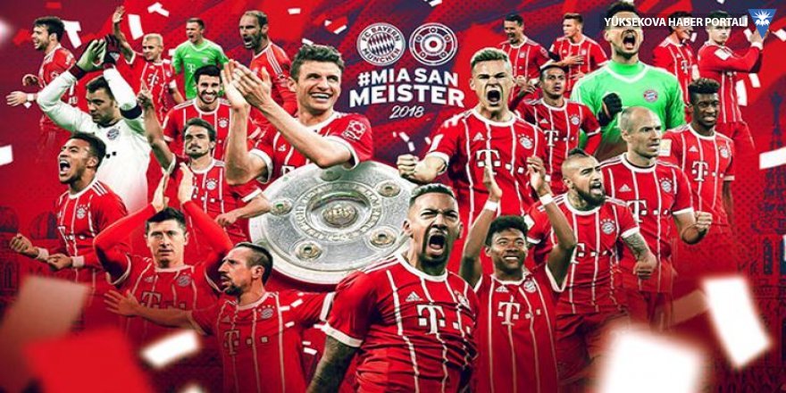 Bayern Münih, üst üste 6'ncı kez şampiyon oldu