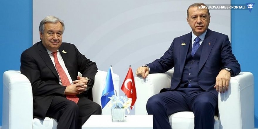 Cumhurbaşkanı Erdoğan BM Genel Sekreteri ile görüştü
