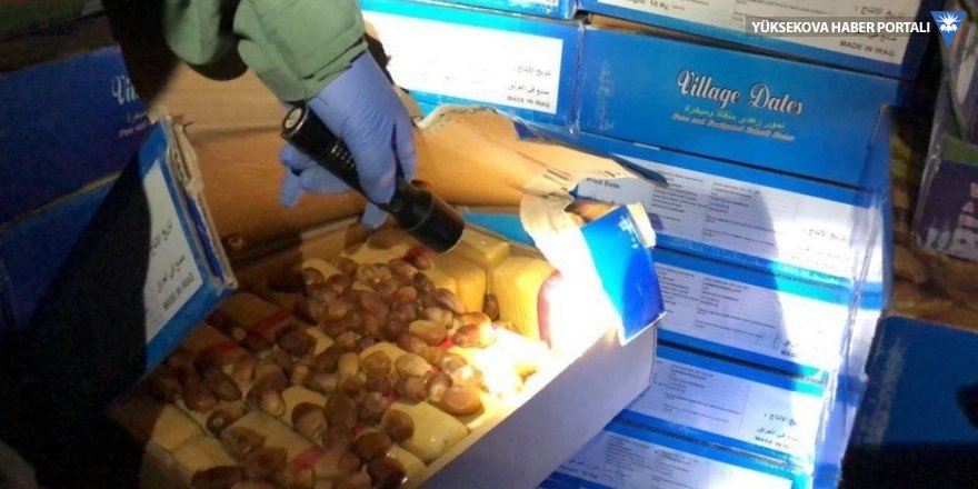 Van’da hurma kutularından 138 kilo eroin çıktı