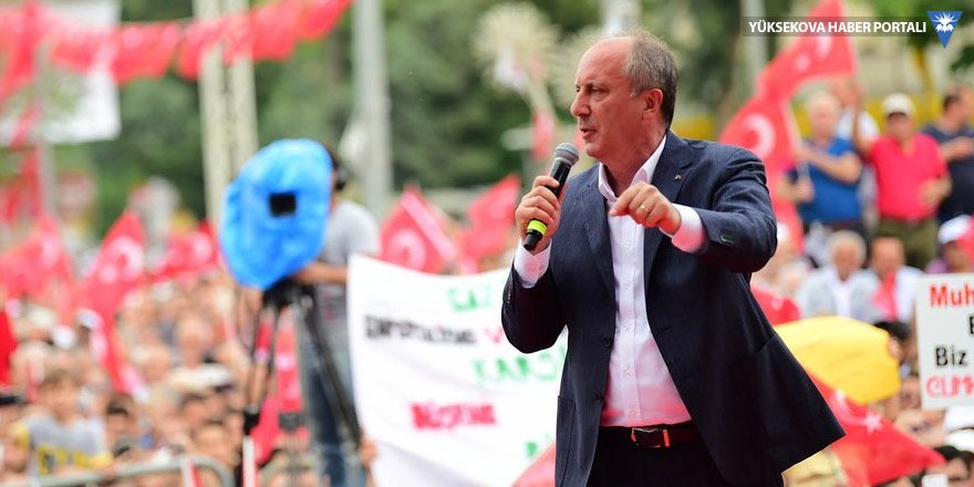 Muharrem İnce: Bedava kek isteyen Erdoğan'a, bacaları tüten fabrika isteyen bana oy versin