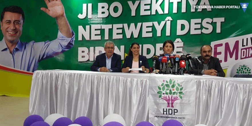 HDP çözüm deklarasyonunu açıkladı