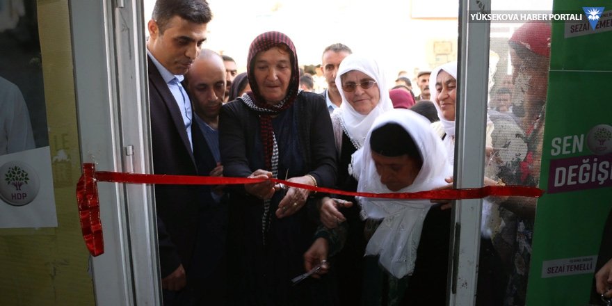 HDP Çukurca seçim bürosu açıldı