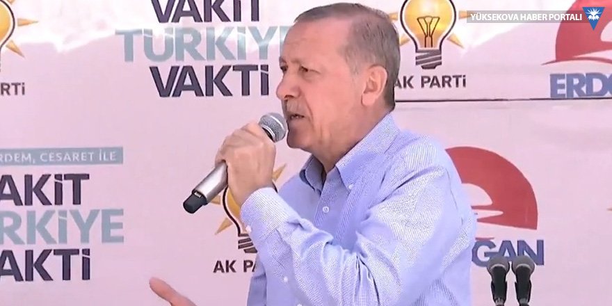 Erdoğan: İstihbaratın bilgisine göre İnce'nin mitingine katılanların hepsi HDP'li
