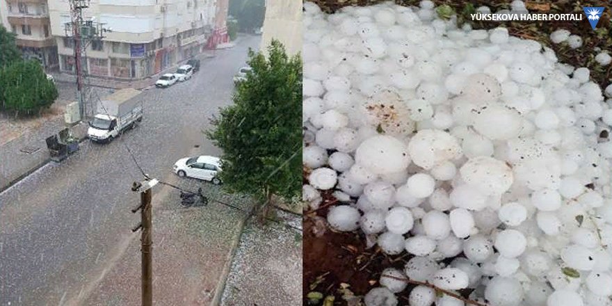 Antalya'da dolu fırtınası, ceviz büyüklüğünde yağdı