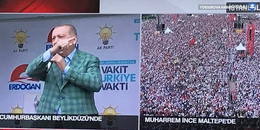 Erdoğan: 5 milyon kişi dediler, 500 kişi yok
