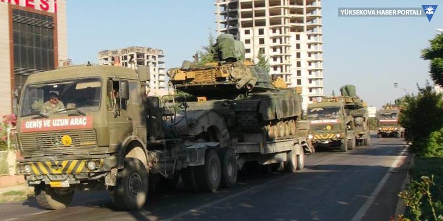 Kilis'ten Suriye'ye askeri sevkiyat