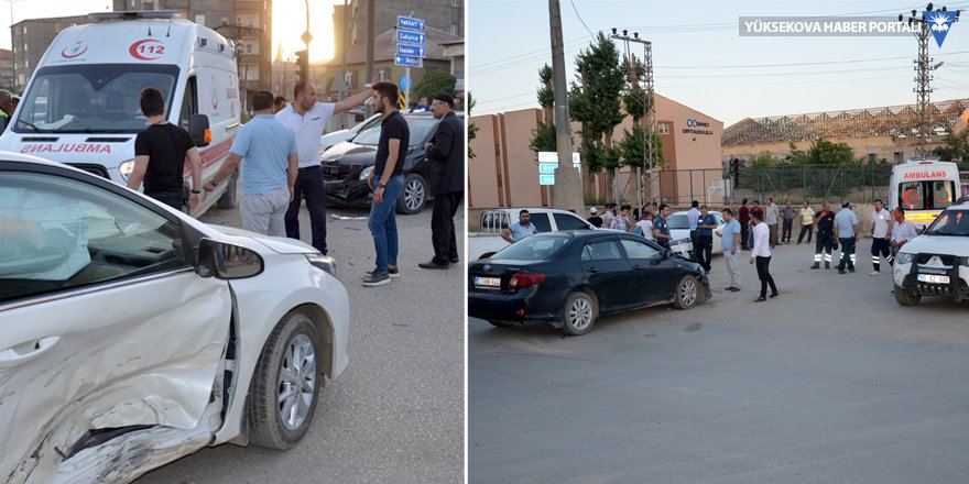 Yüksekova’da 3 ayrı trafik kazası: 3 yaralı