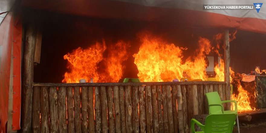Yaylada 'satış' kavgası: Çadır ateşe verildi!