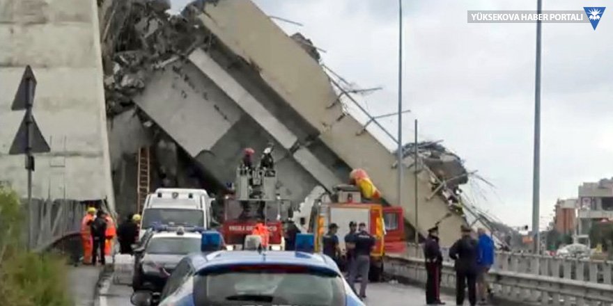 İtalya'daki köprü enkazından 'yardım çığlıkları' geliyor