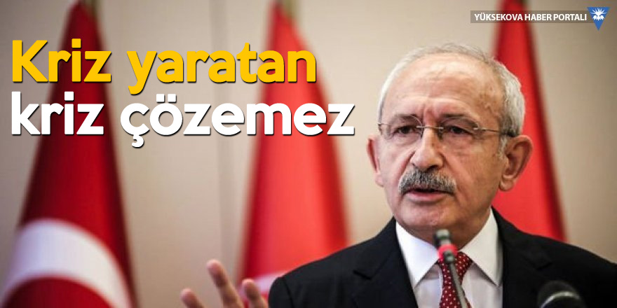 Kılıçdaroğlu: Halk perişan, o lale devri yaşıyor
