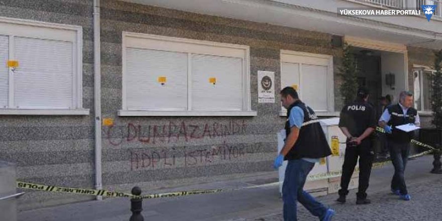 Avukatlık bürosuna silahlı saldırı: HDP'li istemiyoruz