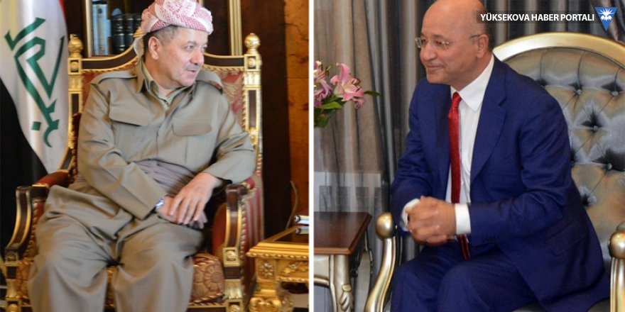 Mesud Barzani ile Behram Salih cumhurbaşkanı adaylığını görüştü