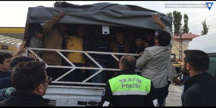 Van'da 57 kaçak şahıs yakalandı