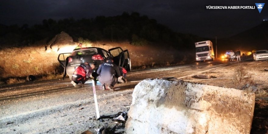 Tunceli'de feci kaza: 2 kişi hayatını kaybetti