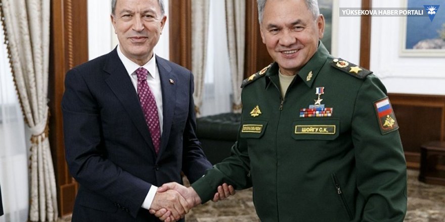 Rusya Savunma Bakanı Sergey Şoygu, Hulusi Akar ile görüştü