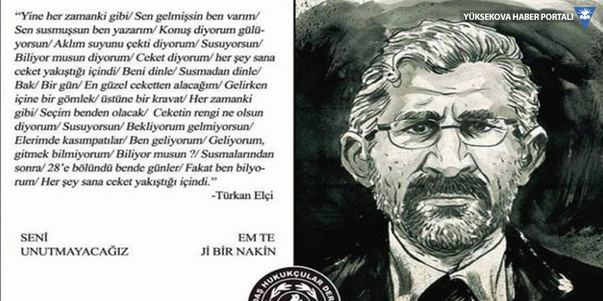 Antalya Barosu'ndan Tahir Elçi açıklaması