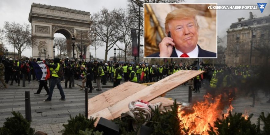 Fransa'dan Trump'a sert yanıt: Burnunu sokmamalı!