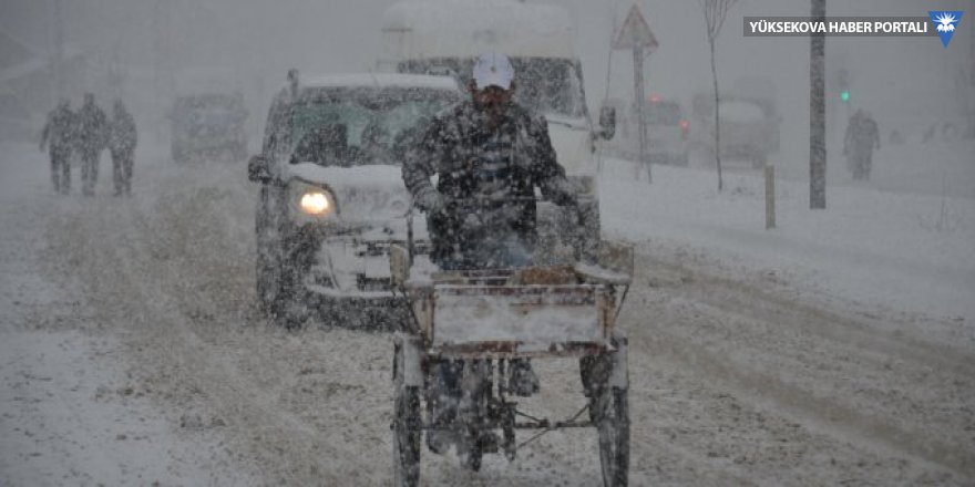 Hakkari ve Yüksekova'da kar yağışı: 199 yerleşim biriminin yolu kapandı!