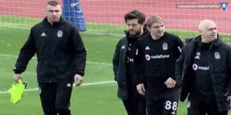Burak Yılmaz Beşiktaş'ta ilk idmana çıktı