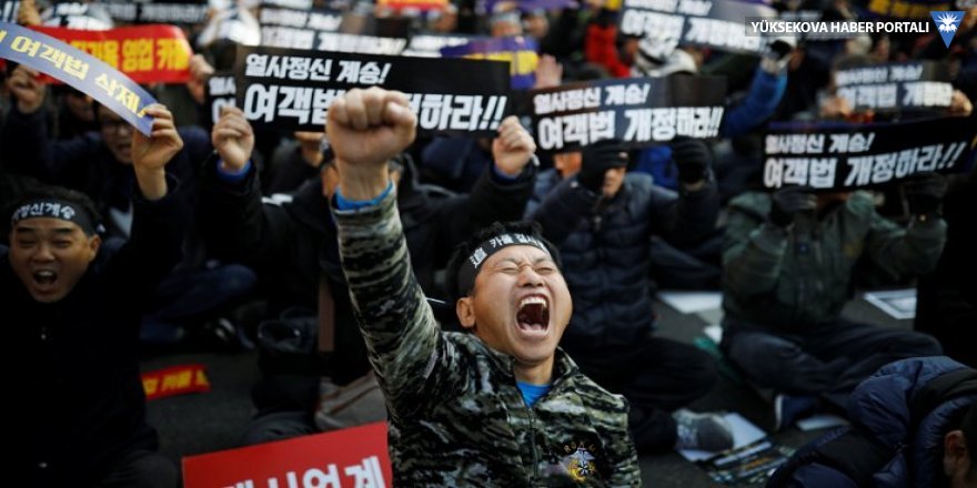 Yerli 'Uber' protesto ediliyor: Güney Kore'de bir taksici daha kendini yaktı