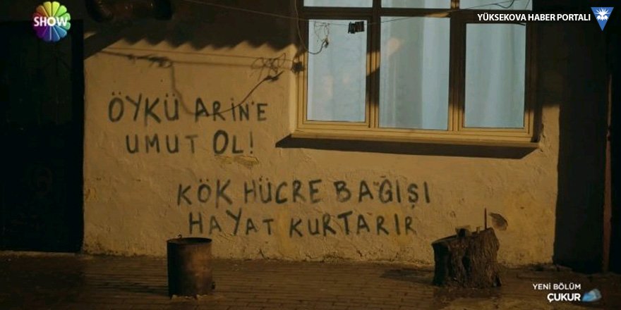 Çukur'da duvar yazısı: Öykü Arin'e umut ol