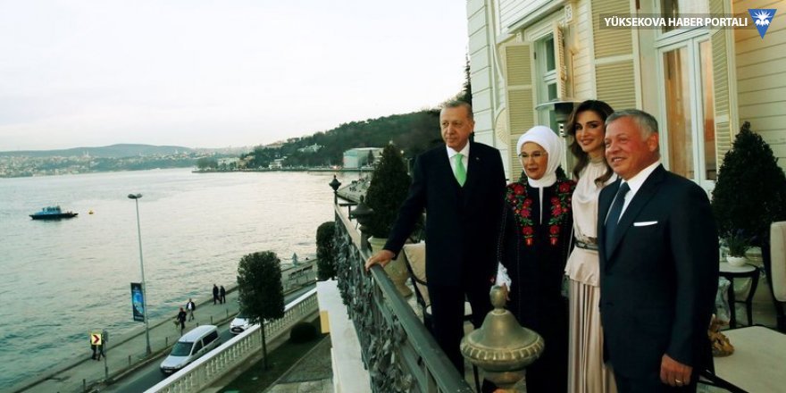 Erdoğan, Kral Abdullah'ı Trabya'da ağırladı