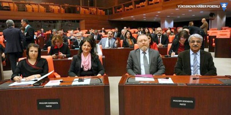 HDP mecliste 'Barış Nöbeti'nde