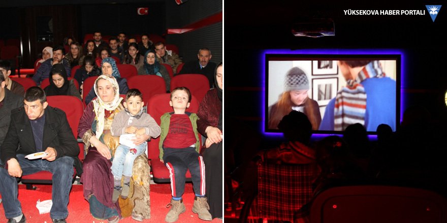 Şemdinli’de engelli öğrenciler sinemayla buluştu