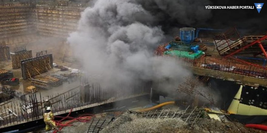 Kadıköy'de şantiye yangını: Patlama sesleri geliyor!