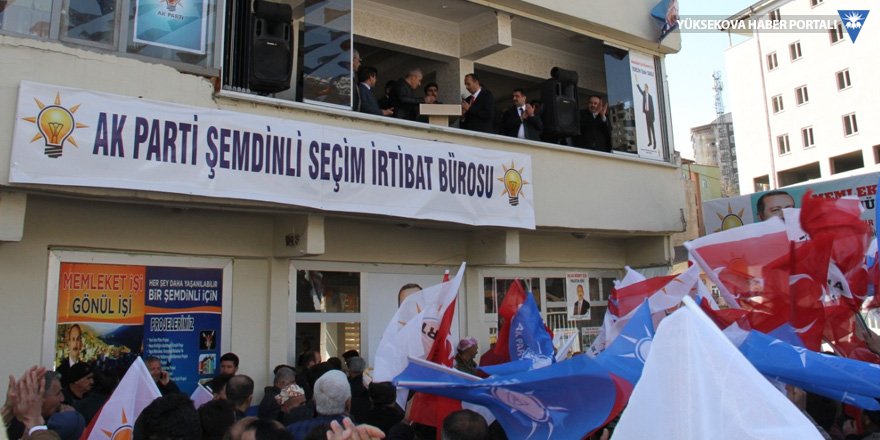 AK Parti Şemdinli seçim bürosu açıldı